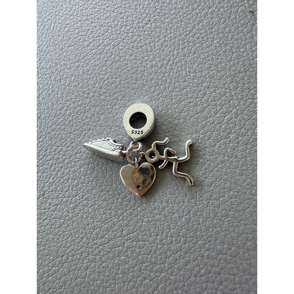 NWOT Running Girl Silver Pandora Fit Charm - Picture 11 of 15